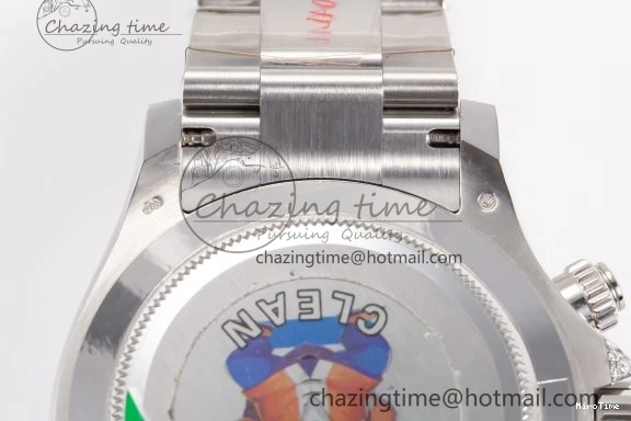 MiroTime 1226 Sleek Custom Daytona 116520 RBOW Rainbow Clean Best Edition Black Dial on SS Bracelet SA 1730